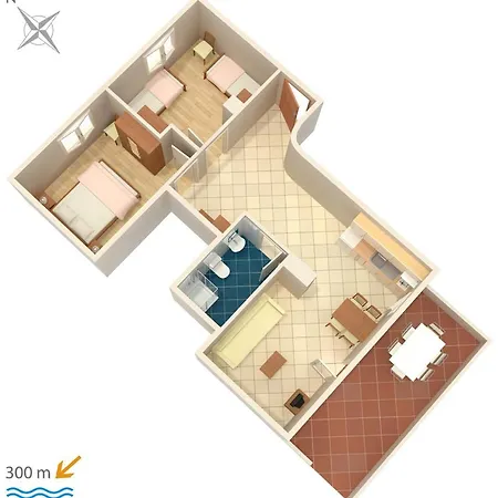 Apartman With A Parking Space Punat, Krk - 5344 Punat